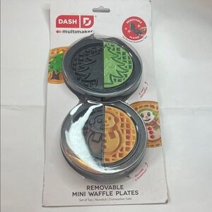 Dash removable mini waffle plates